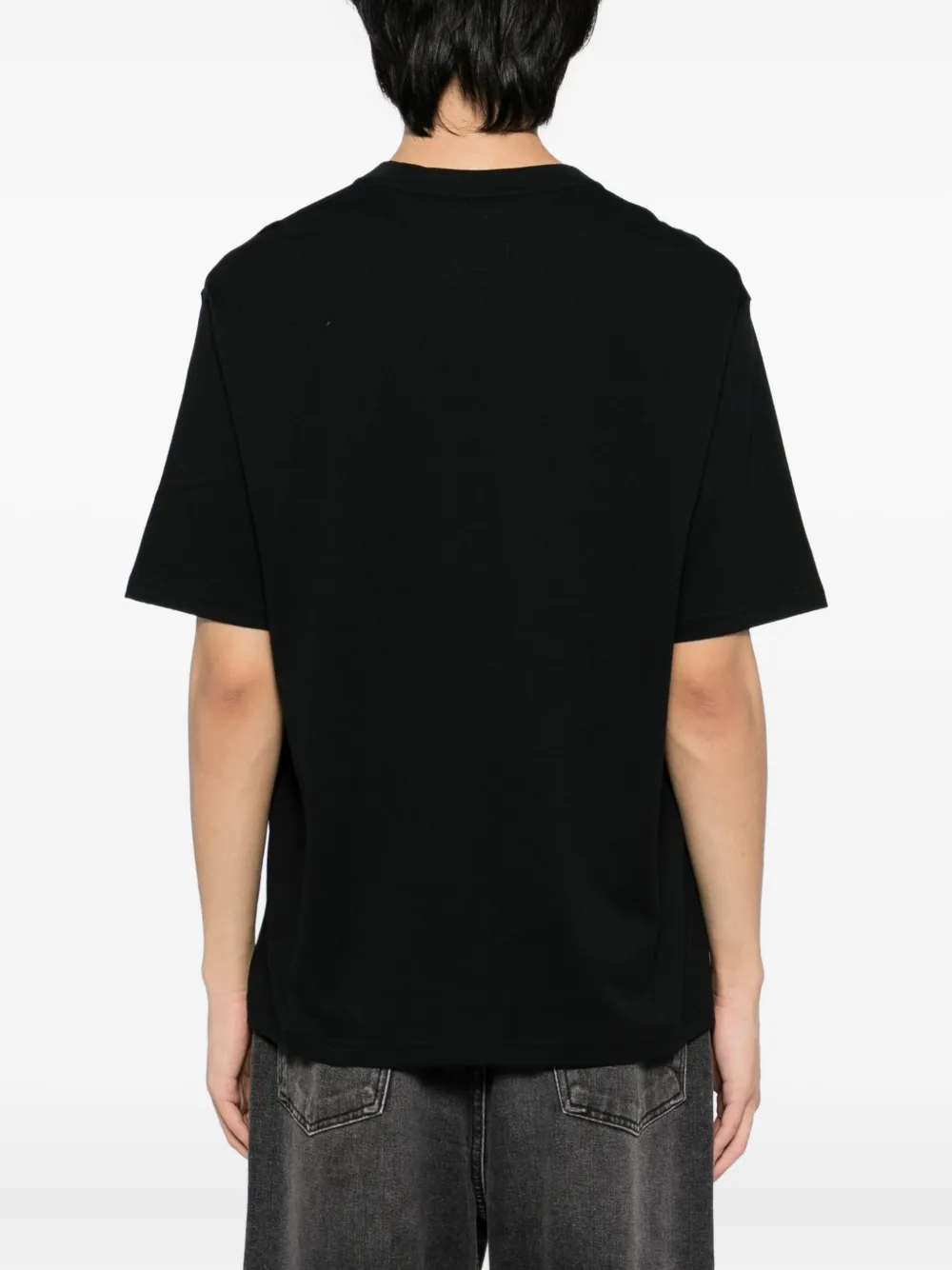 SPORT b. by agnès b. T-shirt met geborduurd logo Zwart