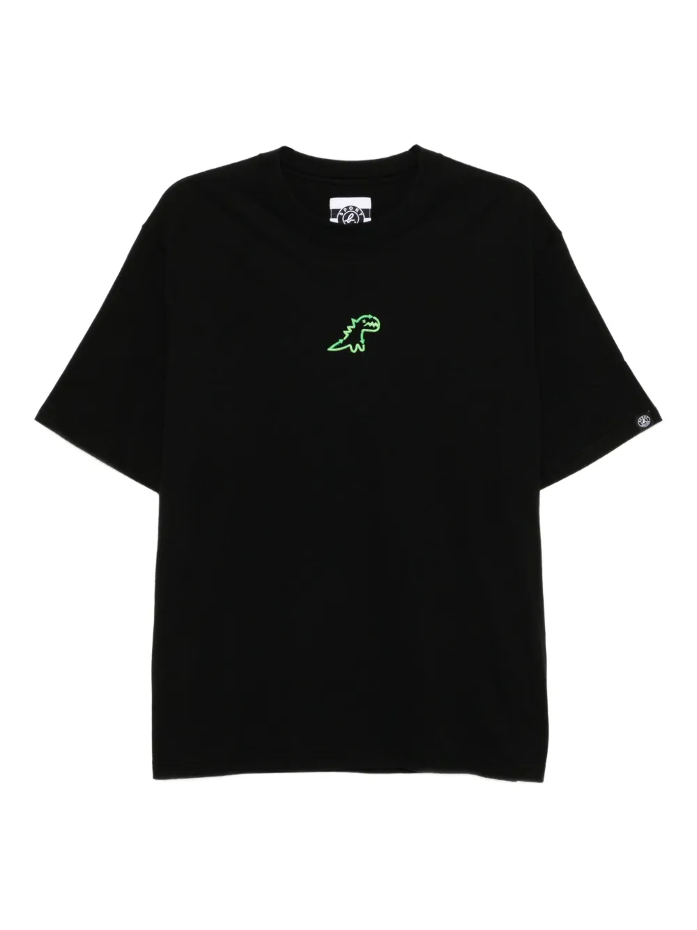 SPORT b. by agnès b. logo-embroidered T-shirt - ブラック SPORT b. by agnès b. logo-embroidered T-shirt - ブラック