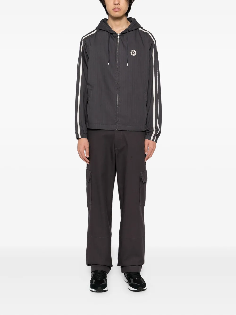 SPORT b. by agnès b.  logo-embroidered jacket | Hooded Jackets | Image 2