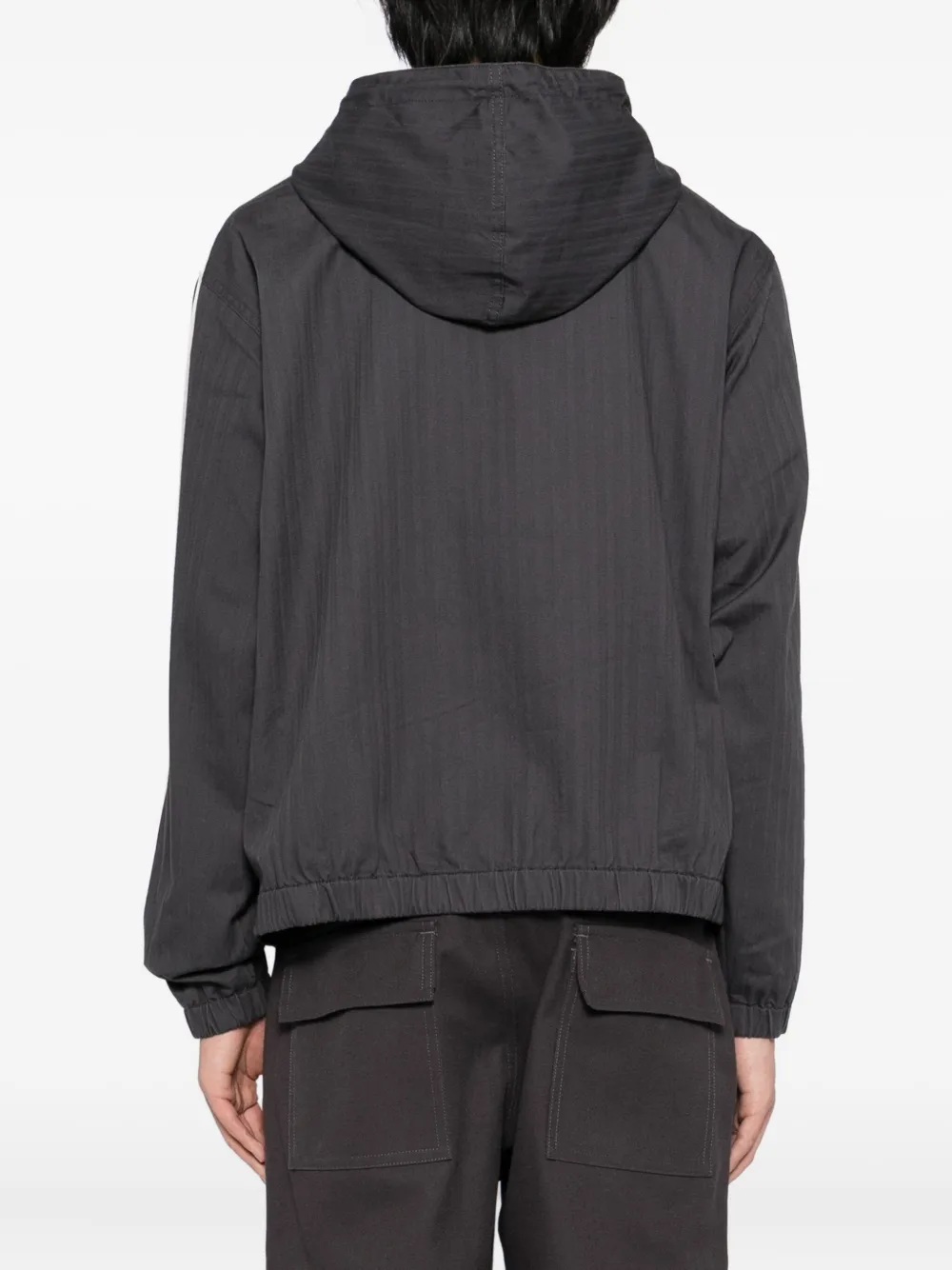 Sport B. By Agnès B. Logo-embroidered Jacket In Gray