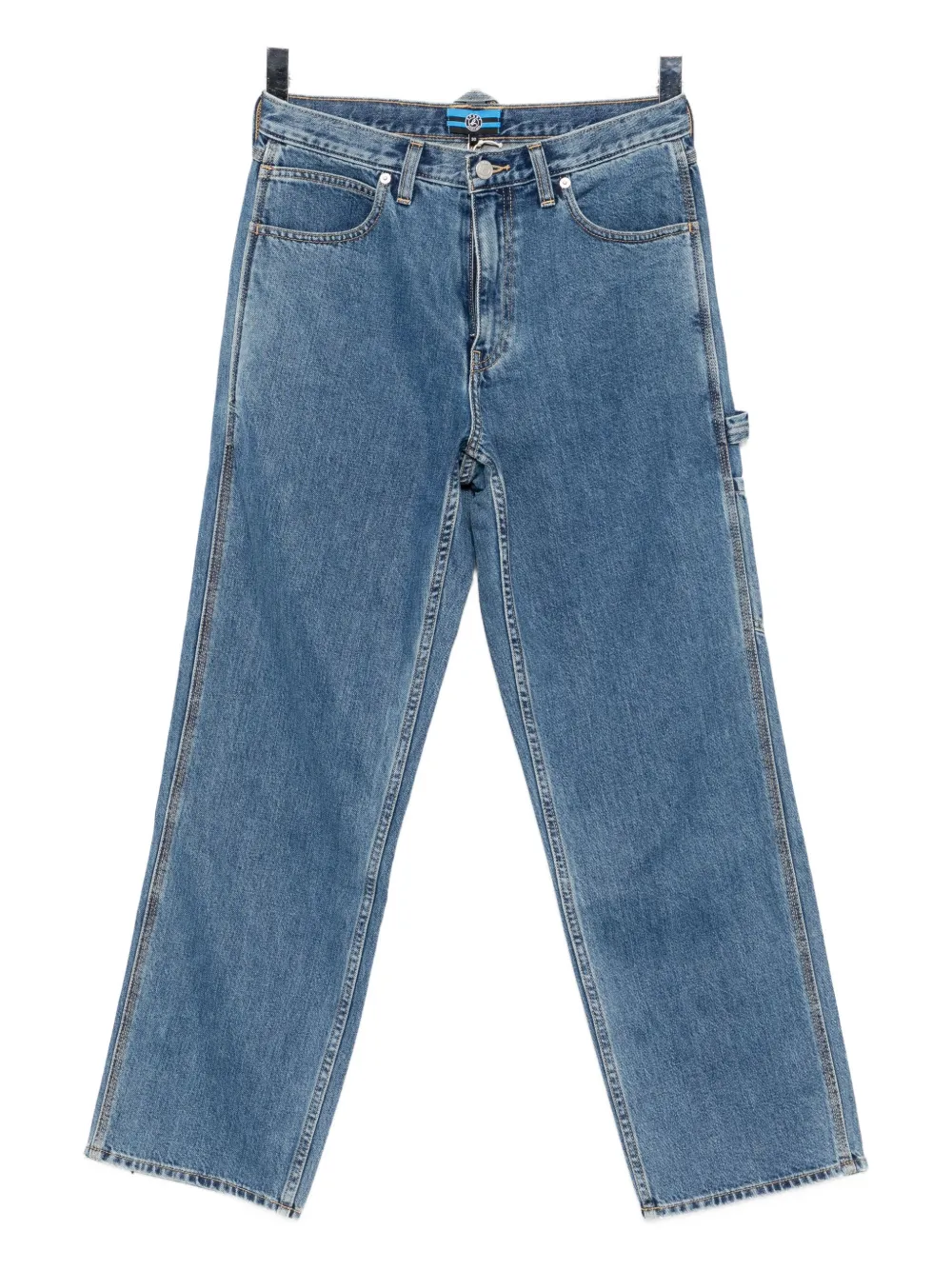 Sport B. By Agnès B. Logo-embroidered Jeans In Blue