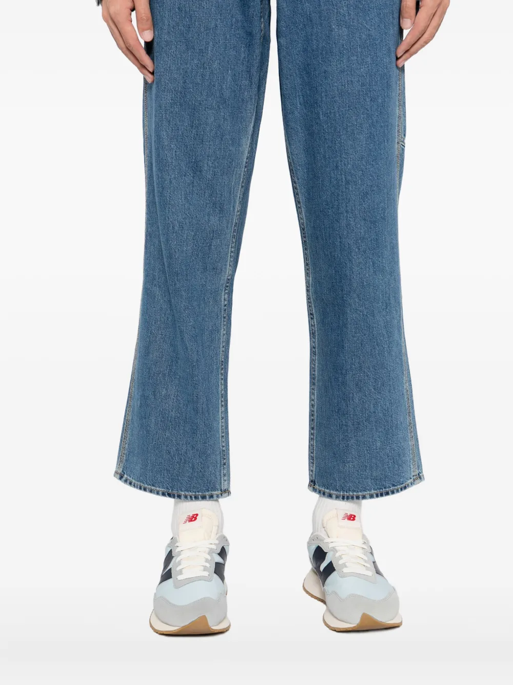 Sport B. By Agnès B. Logo-embroidered Jeans In Blue