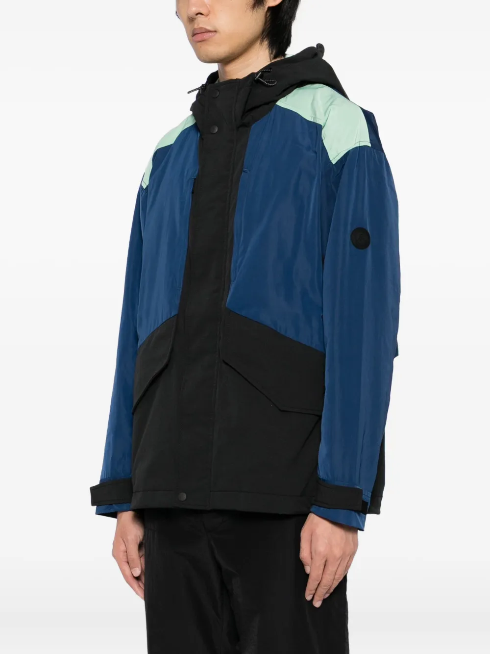 Sport B. By Agnès B. Logo-patched Jacket In Blue