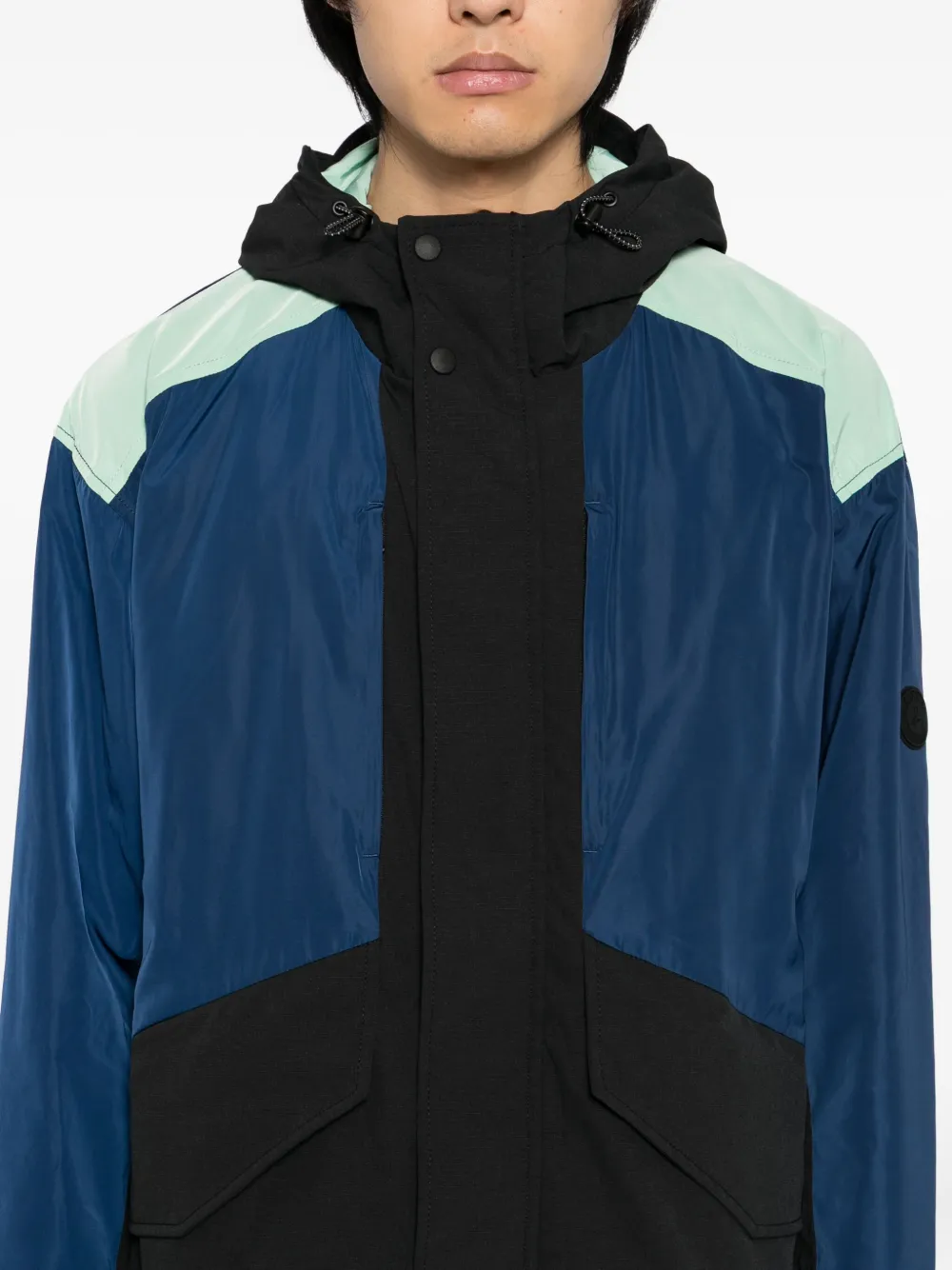 Sport B. By Agnès B. Logo-patched Jacket In Blue