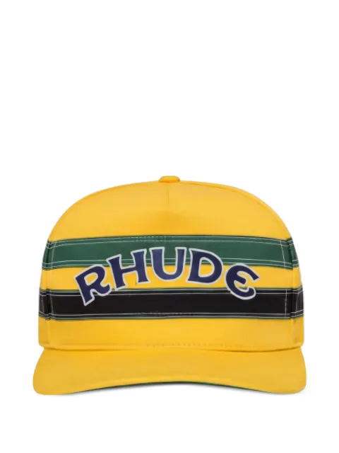 RHUDE logo-lettering baseball cap