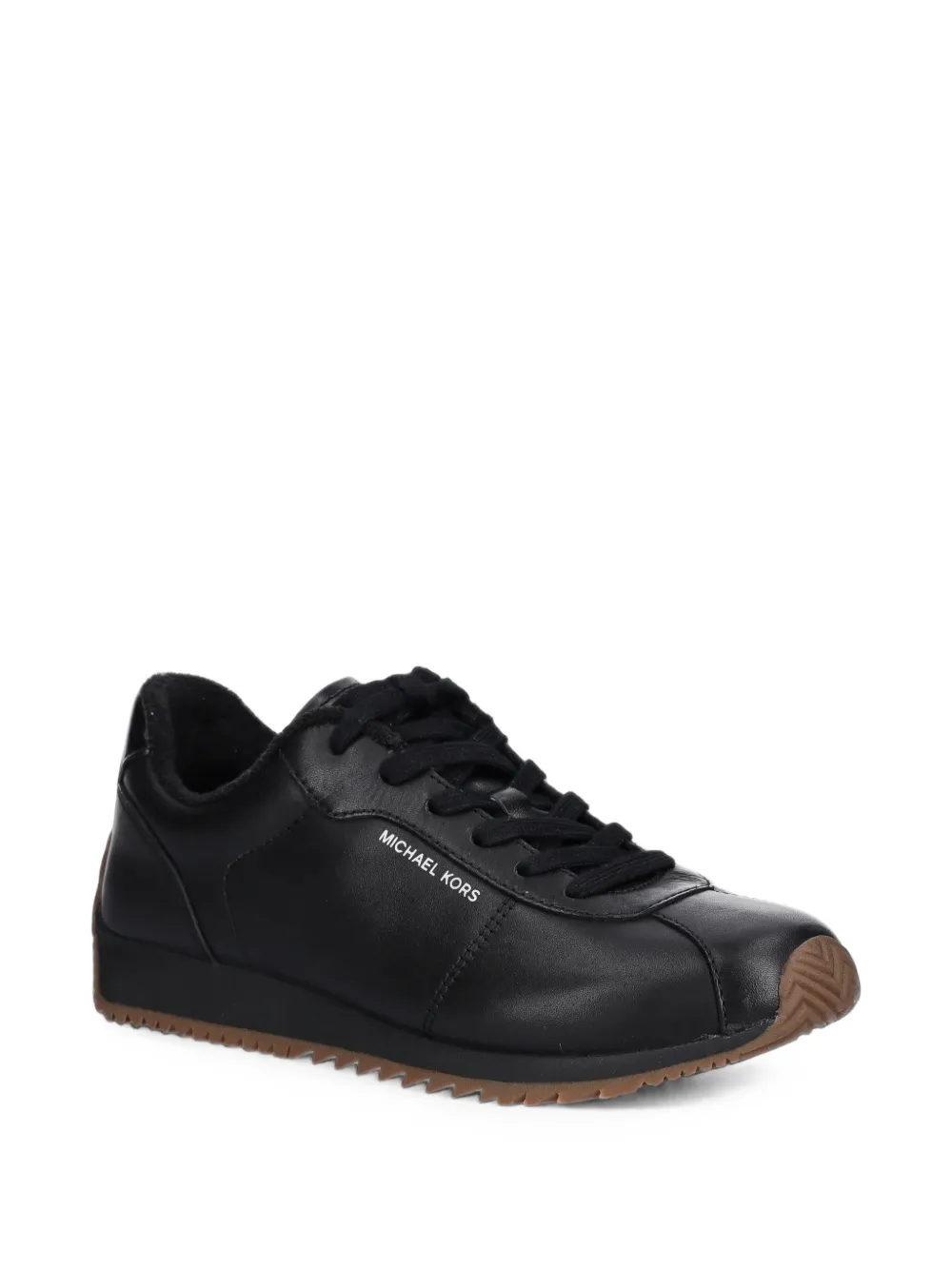 Michael Kors Rhodes leather trainers Zwart