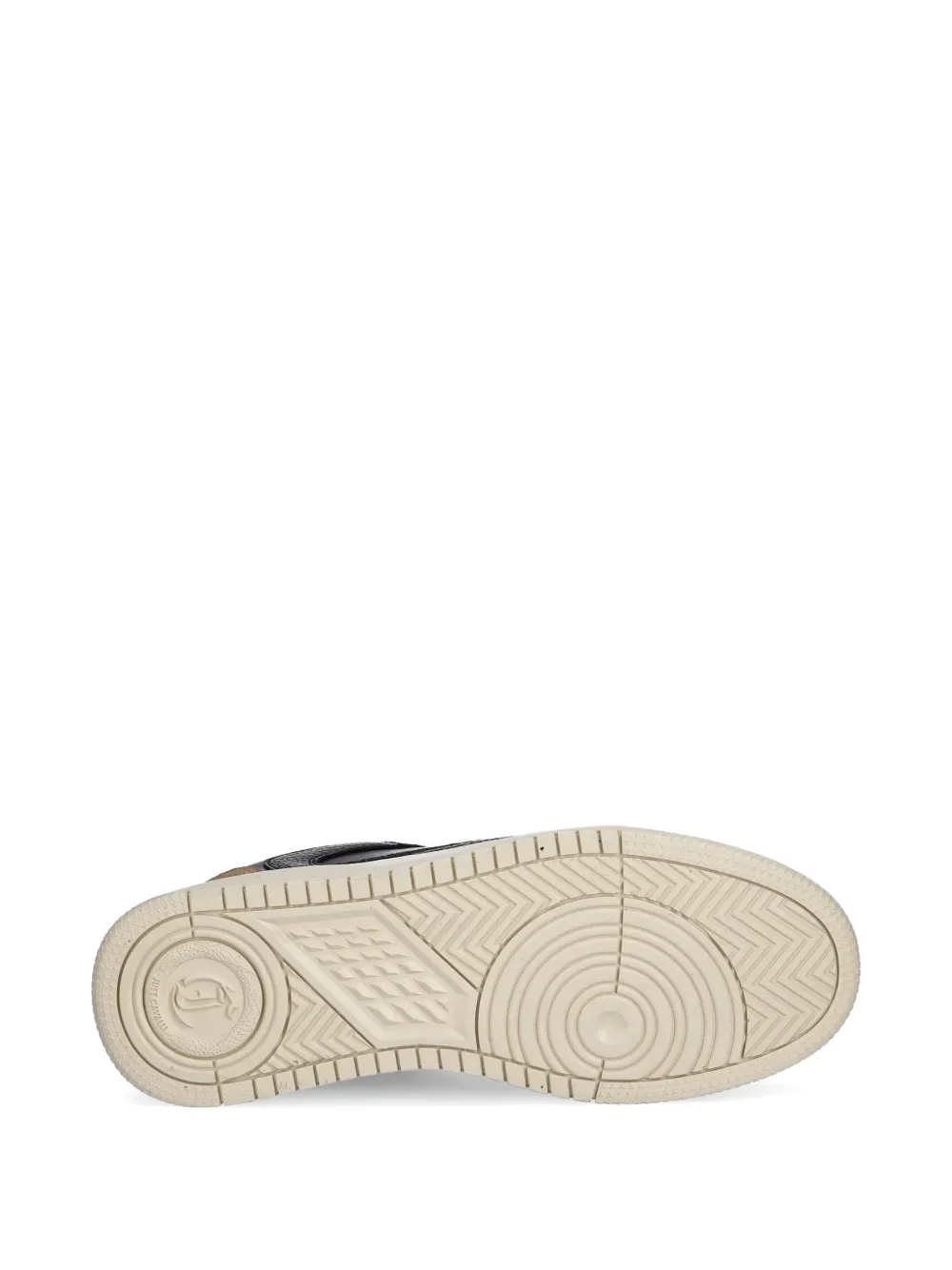 Just Cavalli Sneakers met vlakken en textuur Zwart