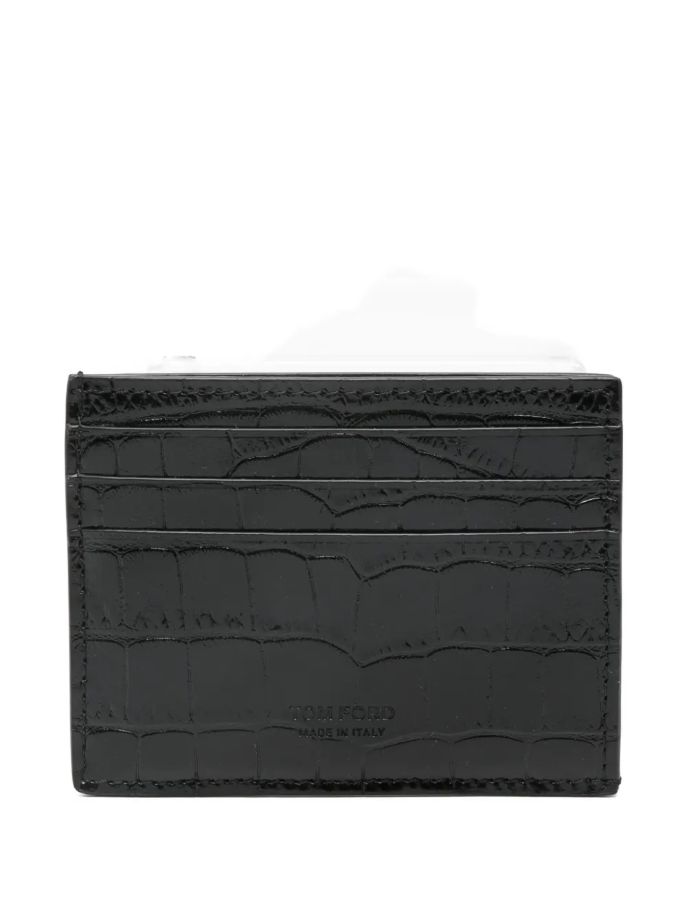 TOM FORD leather cardholder | Black | Image 1