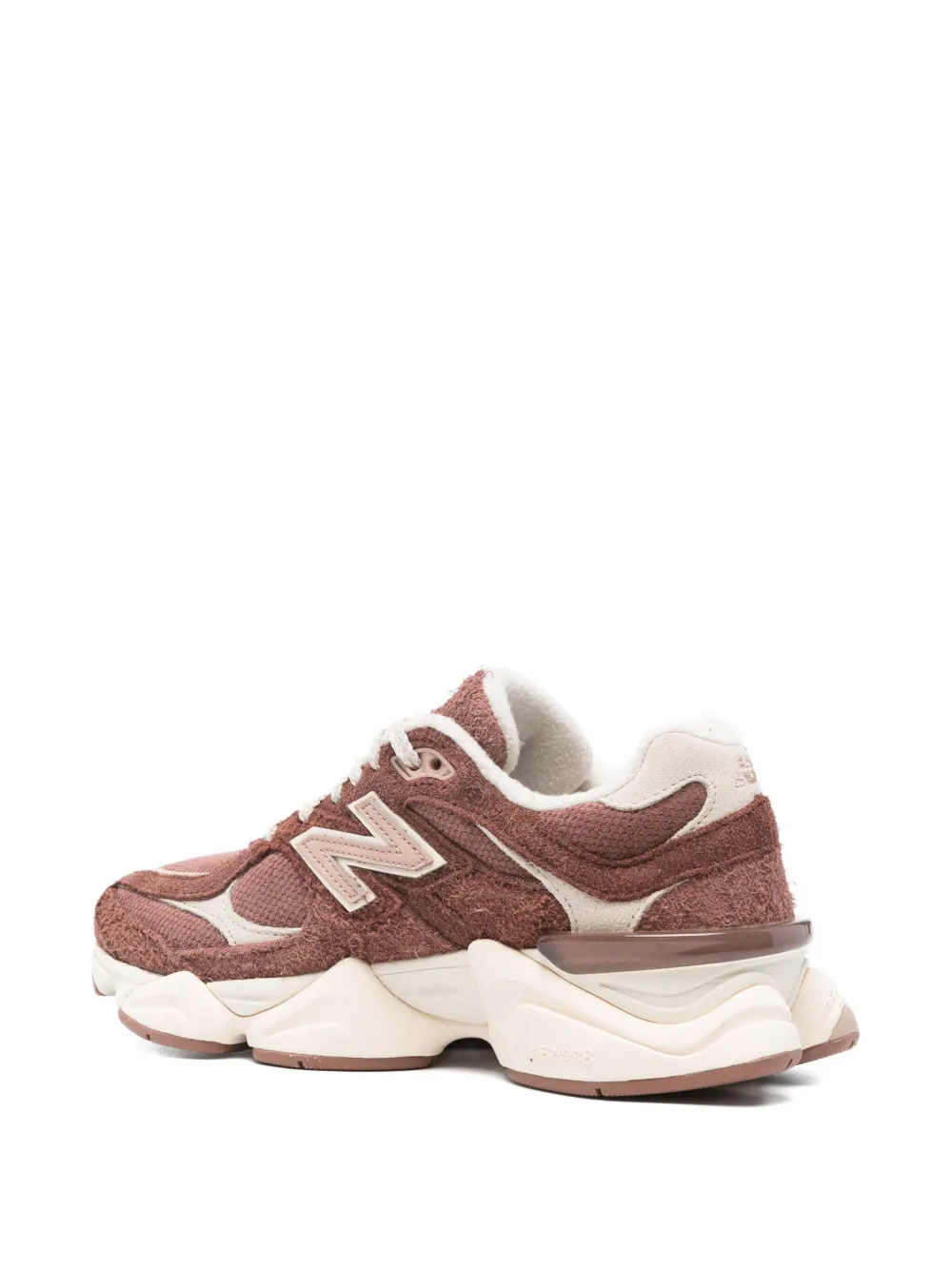 New Balance suede panelled sneakers Red