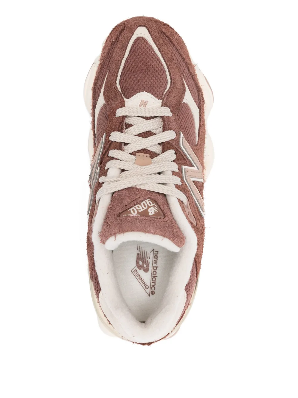 New Balance suede panelled sneakers Red