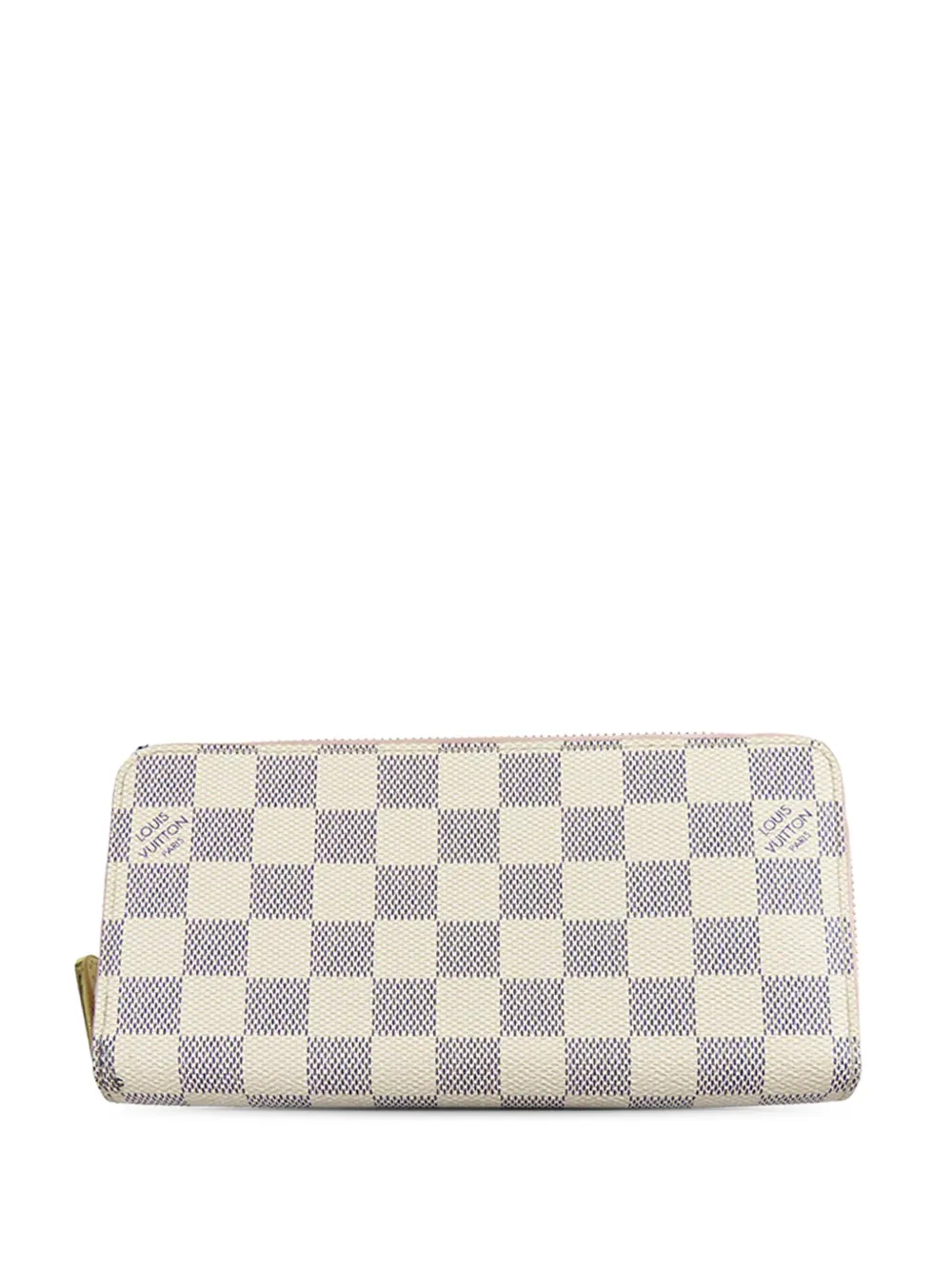 Louis Vuitton Pre-Owned 2021-2025 Damier Azur Zippy Wallet long wallets | White | Image 1