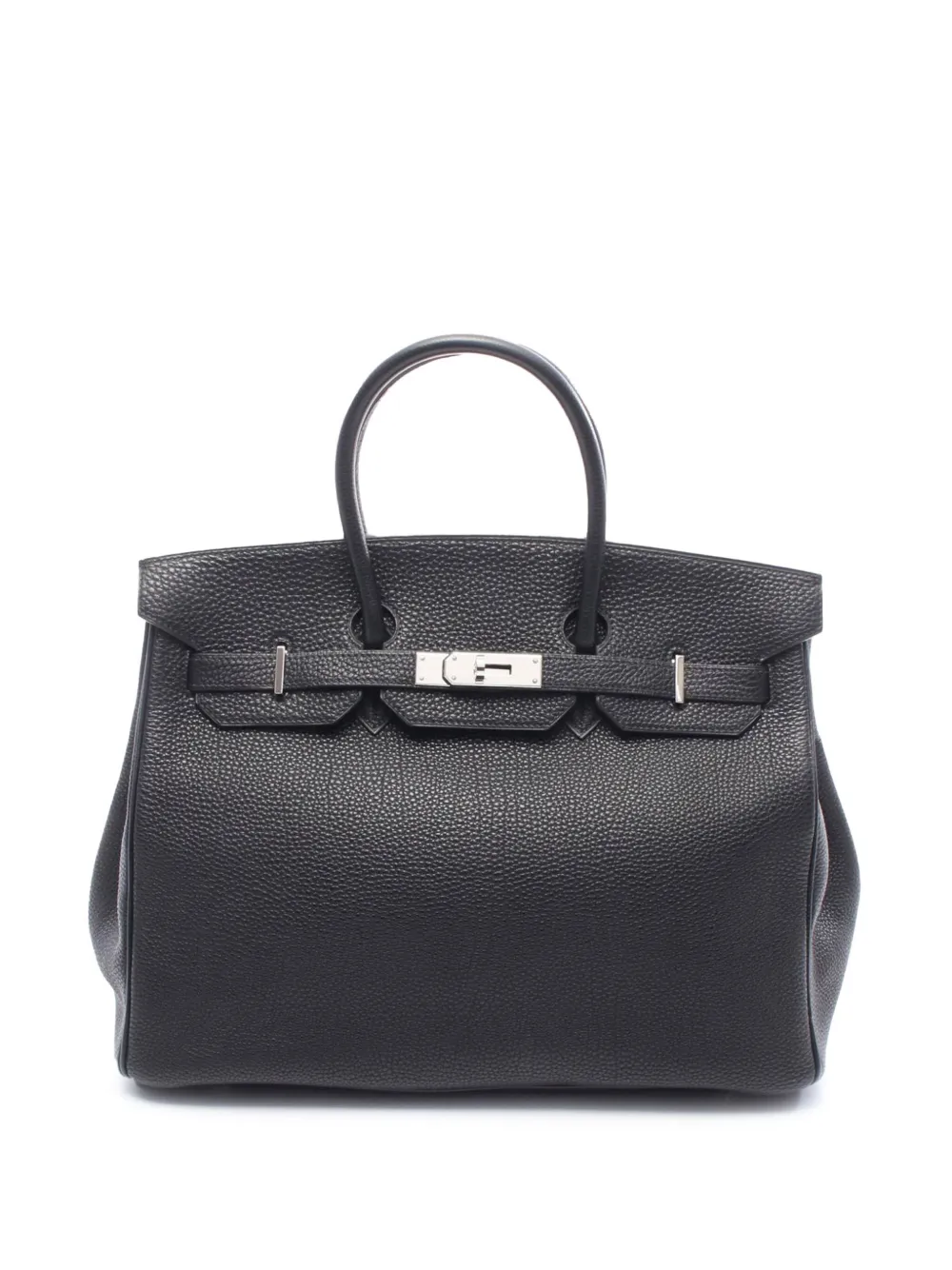Hermès Pre-Owned 2001 Togo Birkin Retourne 35 handbag | Black | Image 1