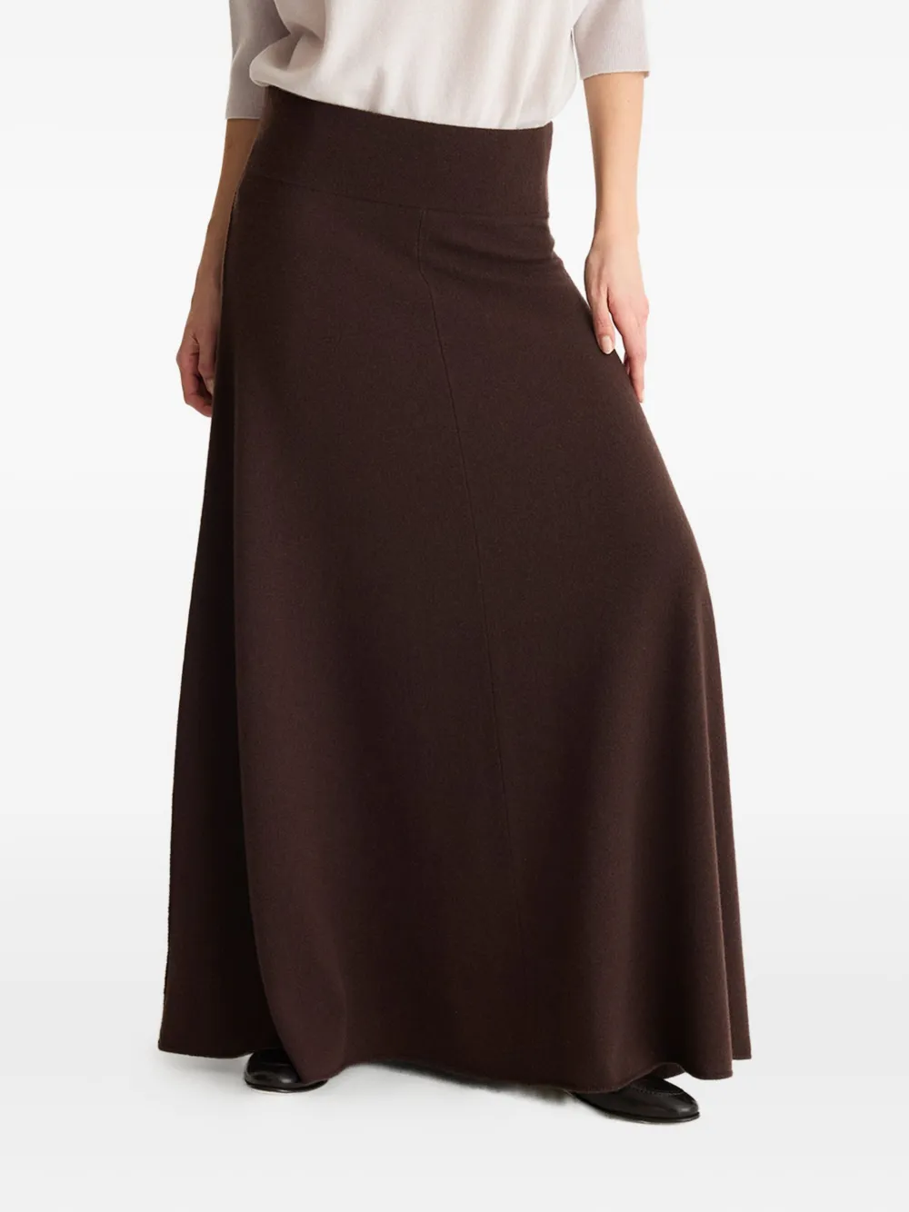 BIANCALANCIA flared maxi skirt | Brown | Image 1