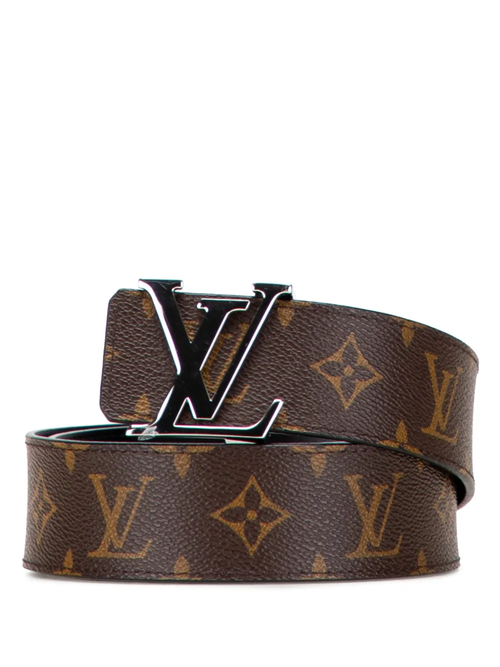 Louis Vuitton Pre-Owned 2017 Monogram Initiales Reversible belt | Brown | Image 1