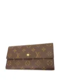 Louis Vuitton Pre-Owned 2011 Monogram Sarah Wallet long wallets - Brown