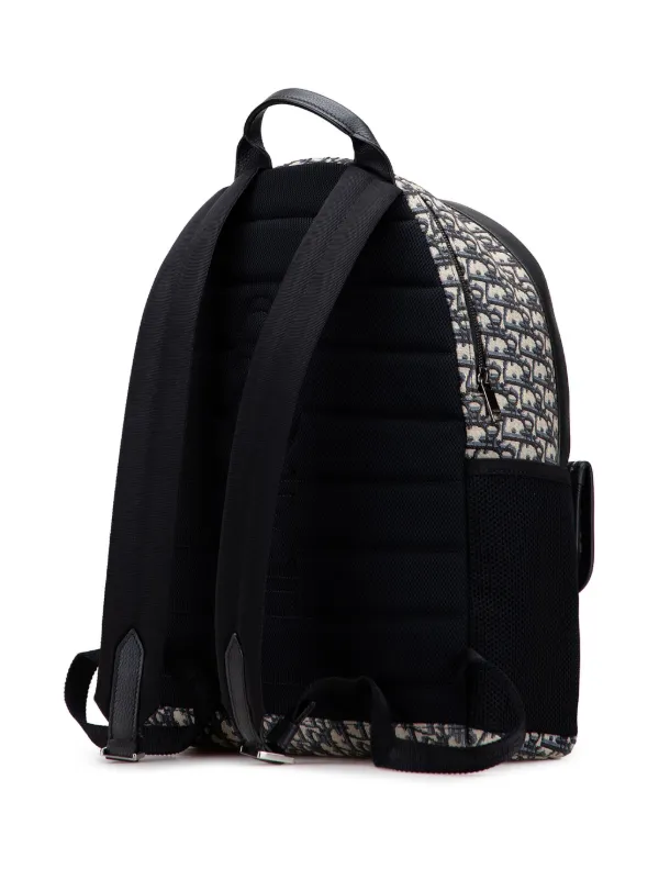 Christian Dior Pre-Owned 2023 Oblique Canvas 8 Backpack | Blue