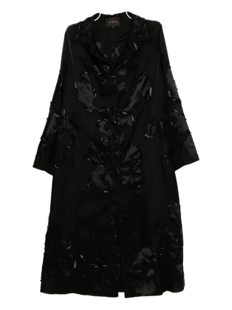 Biyan beaded organza coat