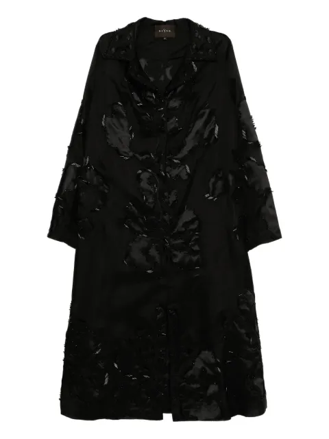 Biyan beaded organza coat