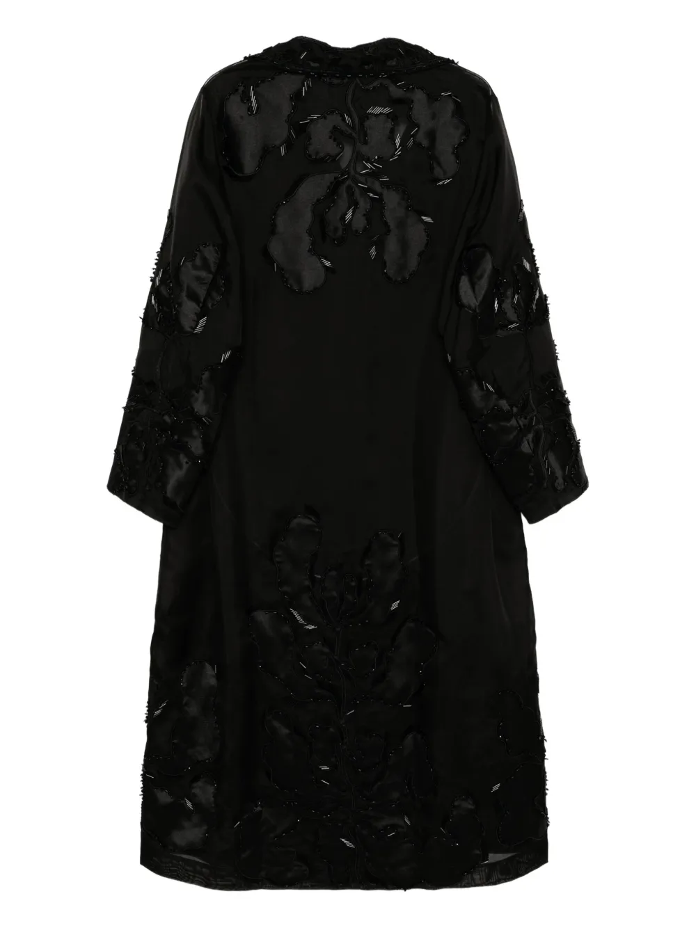Biyan beaded organza coat | Single Breasted Coats | Image 2
