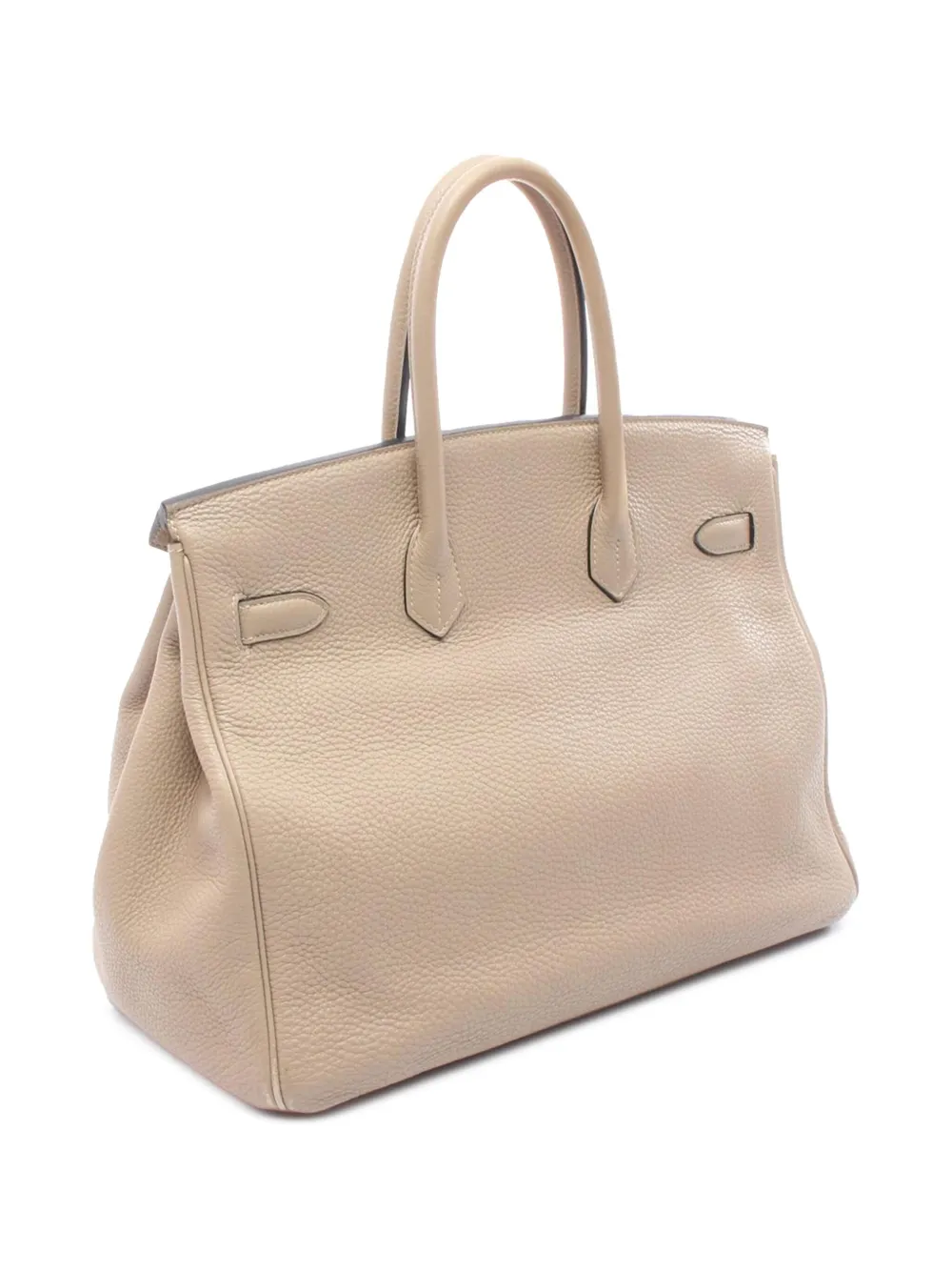 Pre-owned Hermes 2011 Togo Birkin Retourne 35 Handbag In Brown