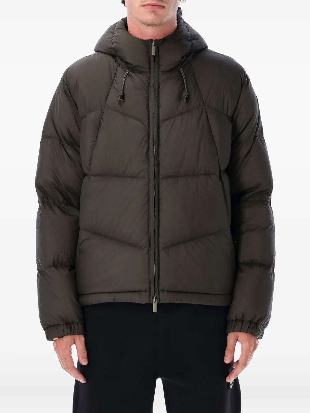 K-way Quill Thermo Light Ripstop Down Jacket In Brown