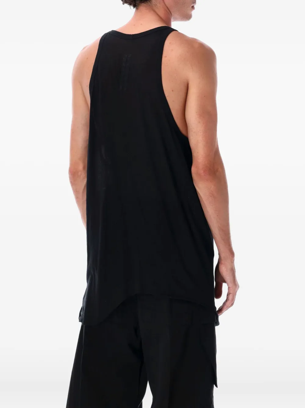 Rick Owens Lo Cut katoenen tanktop - Zwart