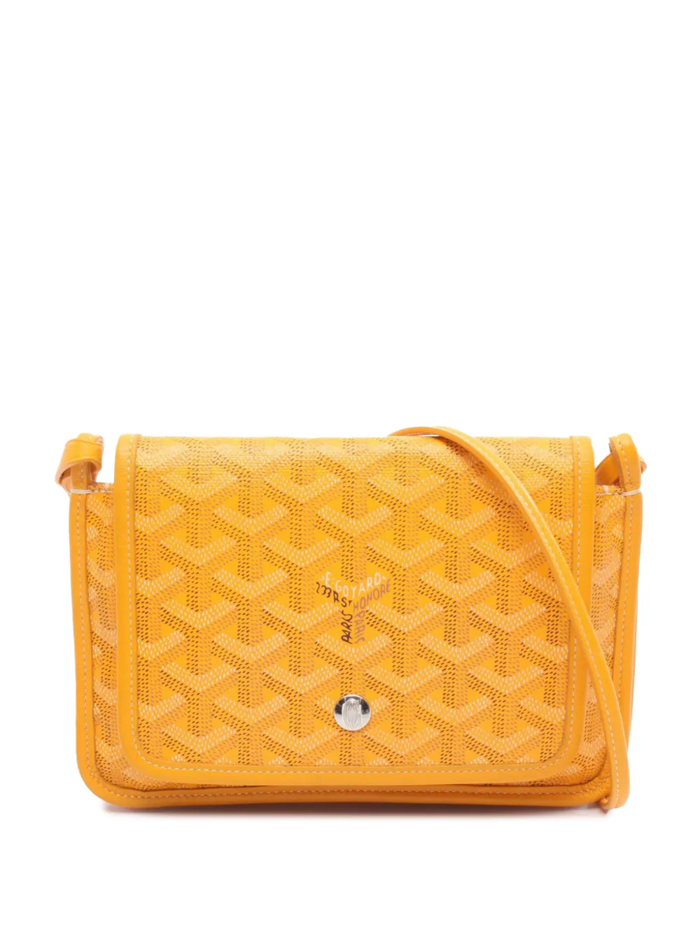 Goyard Pre-Owned 2018-2025 Goyardine Plumet Pocket Wallet crossbody bag | Yellow | Image 1
