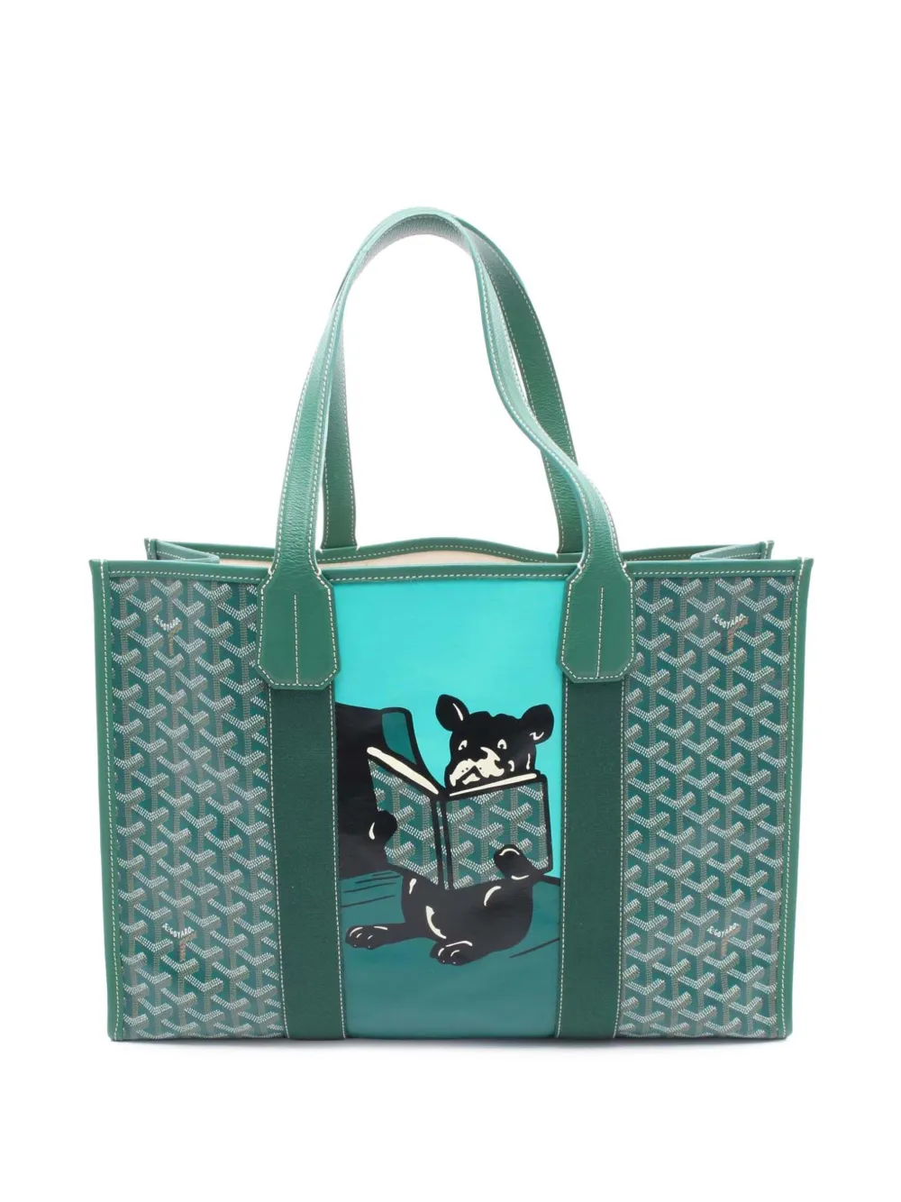 Goyard Pre-Owned 2010-2025 Goyardine Villette MM tote bag | Green | Image 1