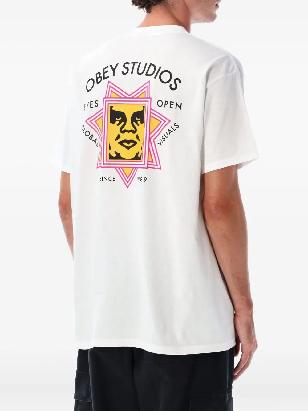 Obey Global Visuals T-shirt - Wit