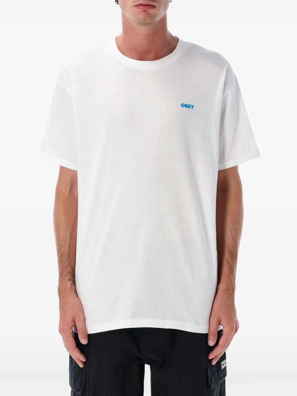 Obey Sound & Resistance T-shirt | White | Image 1