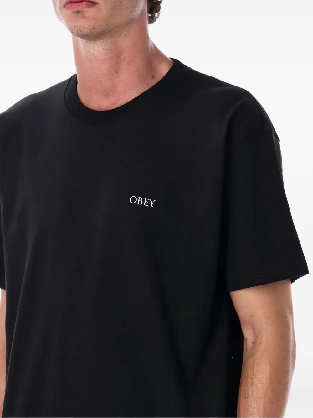 Obey Peace & Justice T-shirt Zwart