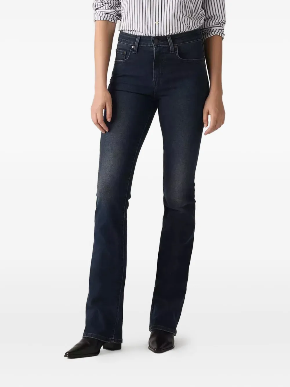 Levi's 725 High Rise Bootcut Stuck In The Sand Clothing In Blue