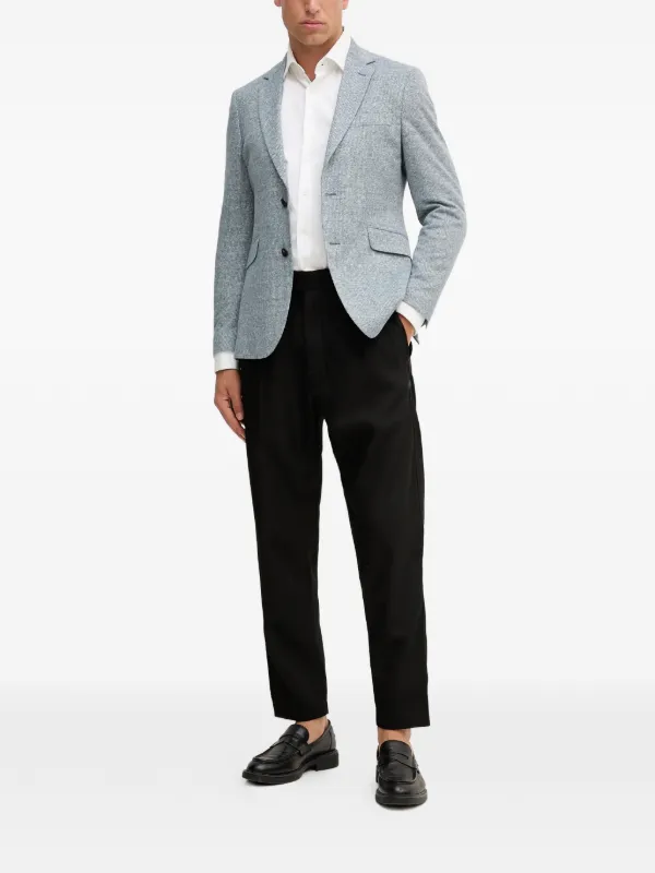 Hackett London ノッチドラペル ジャケット | ブルー | FARFETCH JP