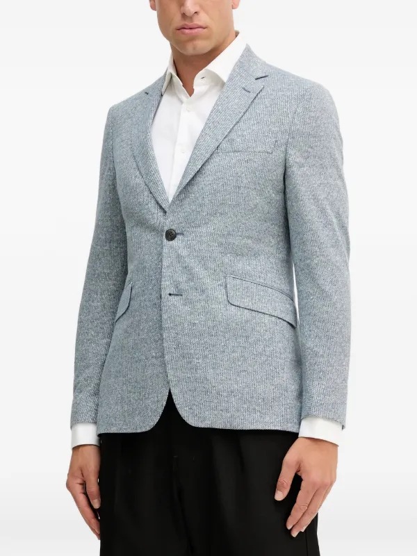 Hackett London ノッチドラペル ジャケット | ブルー | FARFETCH JP
