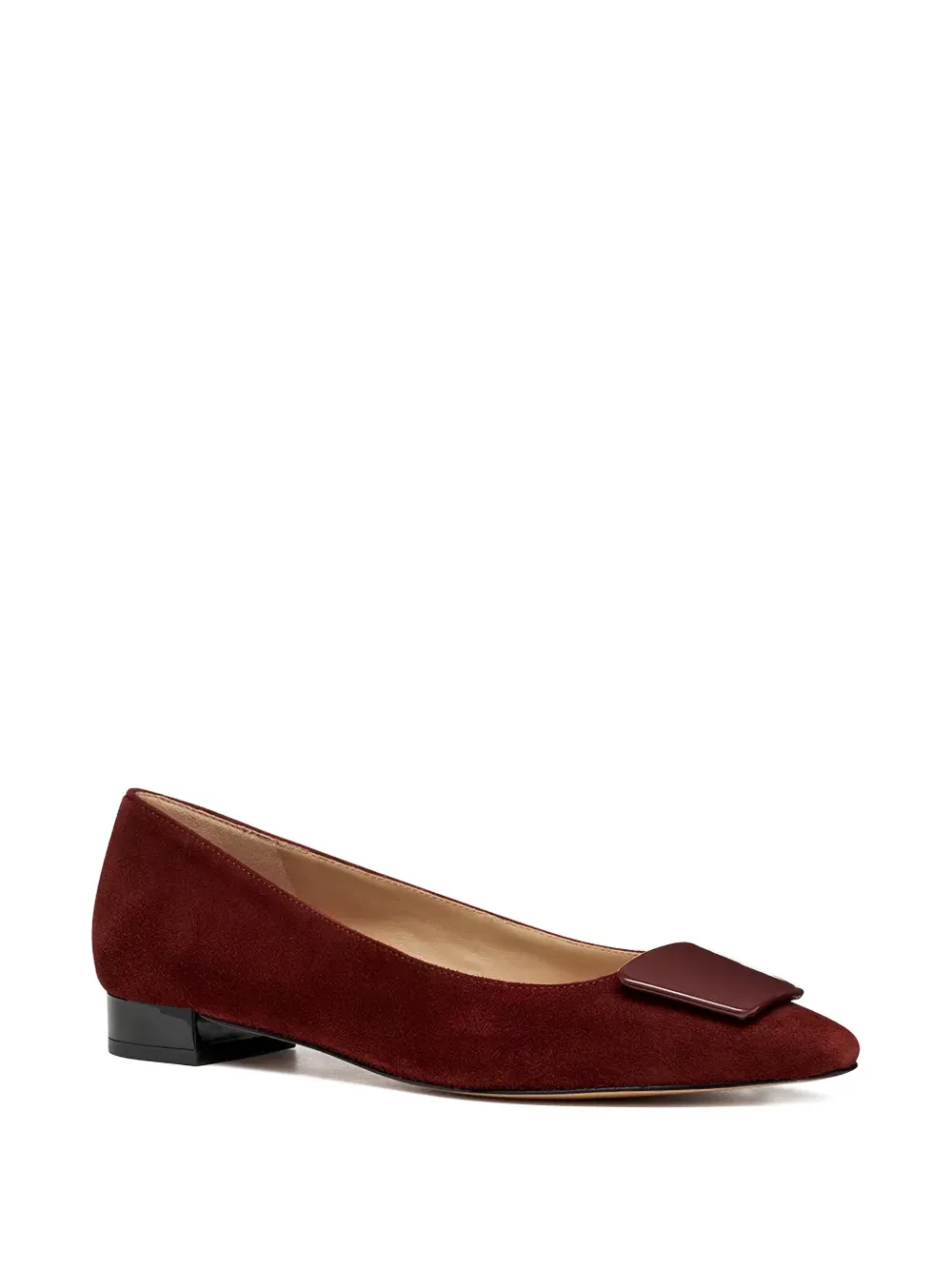 Geox Giselda15 Ballet Flats In Burgundy