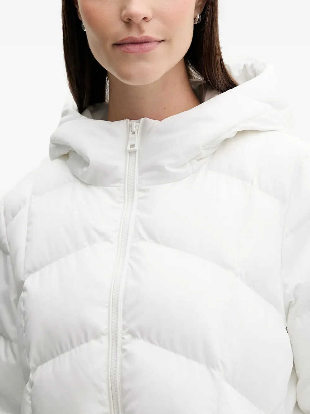 Geox Hooded Zip Jacket In Animal Print