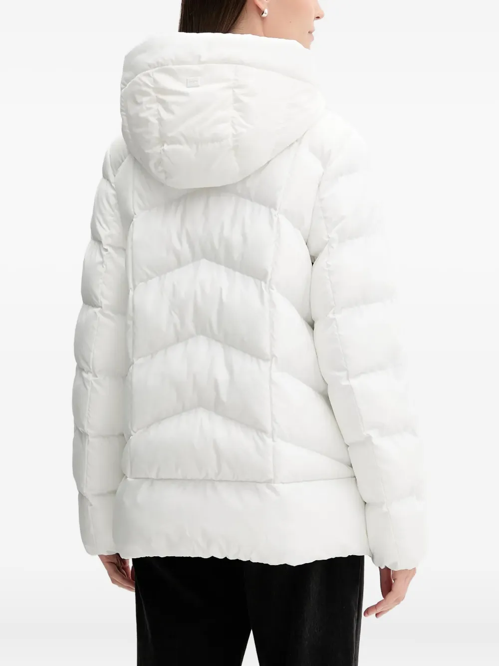 Geox Hooded Zip Jacket In Animal Print
