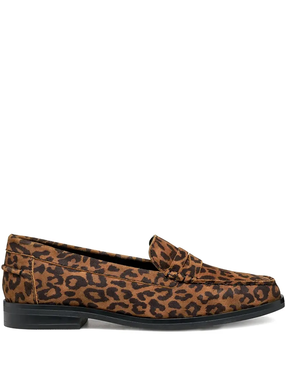 Geox Leopard-pattern Loafers In Animal Print