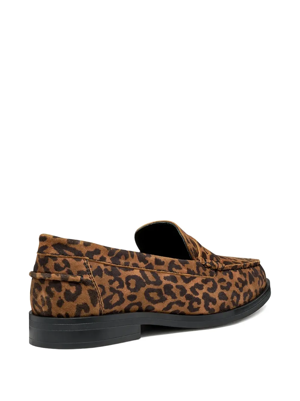 Geox Leopard-pattern Loafers In Animal Print