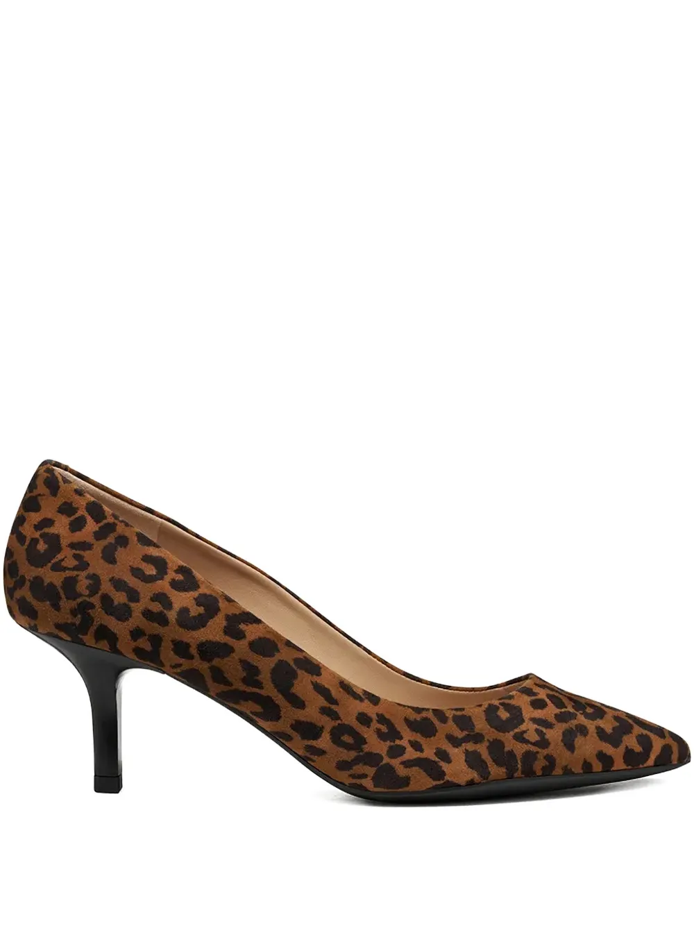 Geox 60mm Kleopy leopard print heeled pumps Bruin