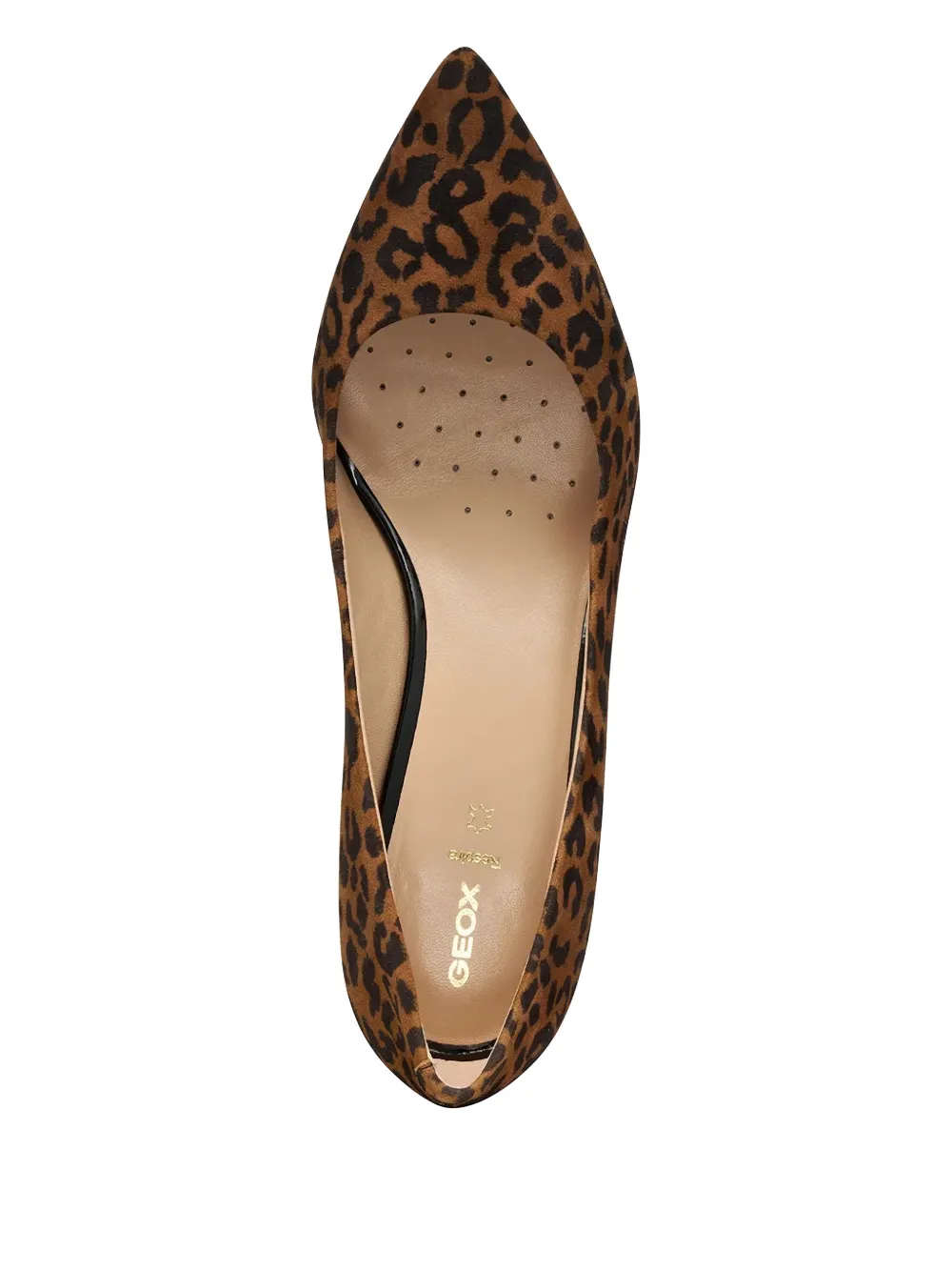 Geox 60mm Kleopy leopard print heeled pumps Bruin