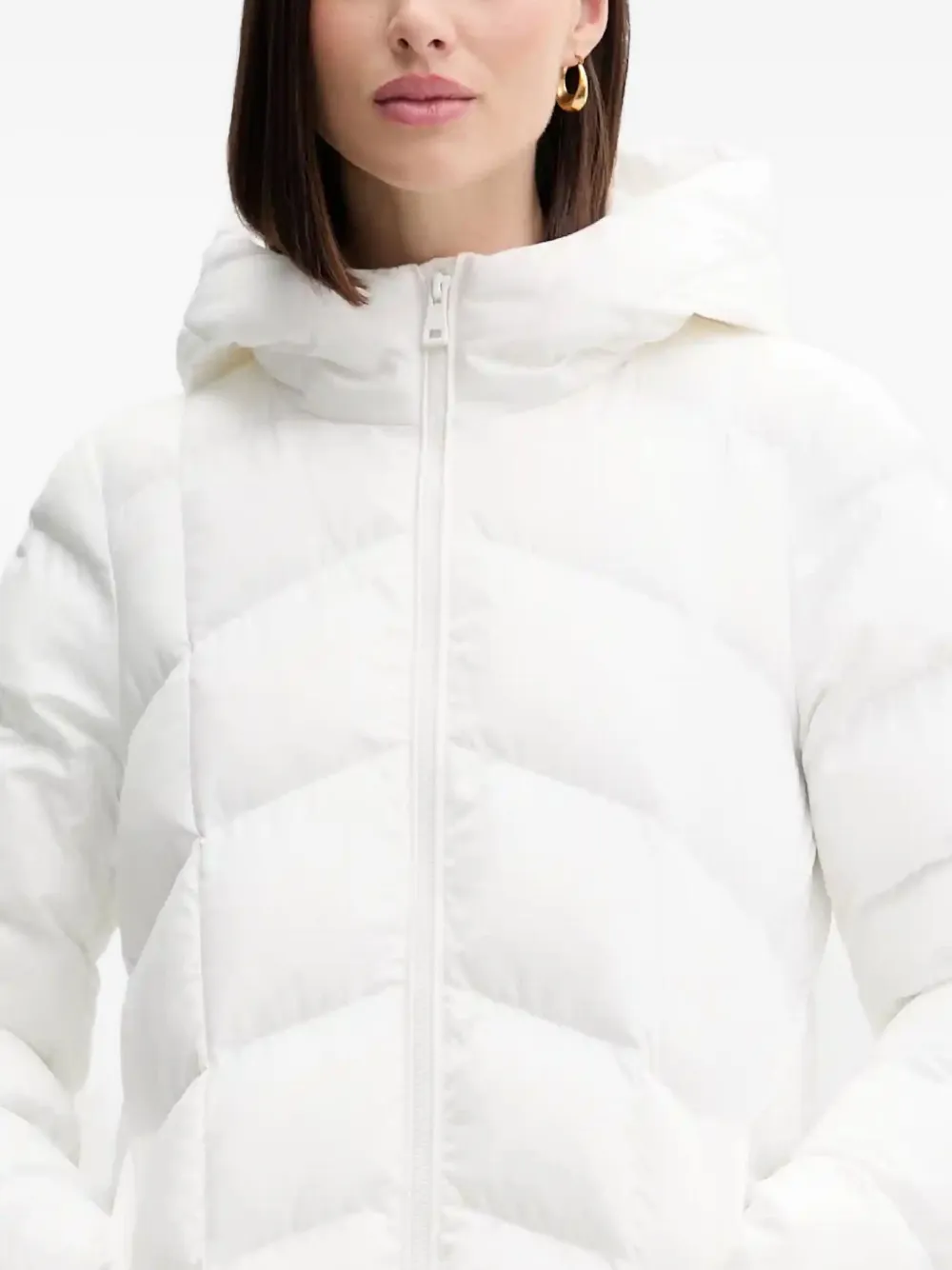 Geox Jas met capuchon Wit