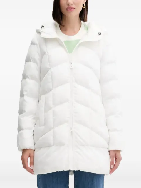 Geox hooded quilted coat