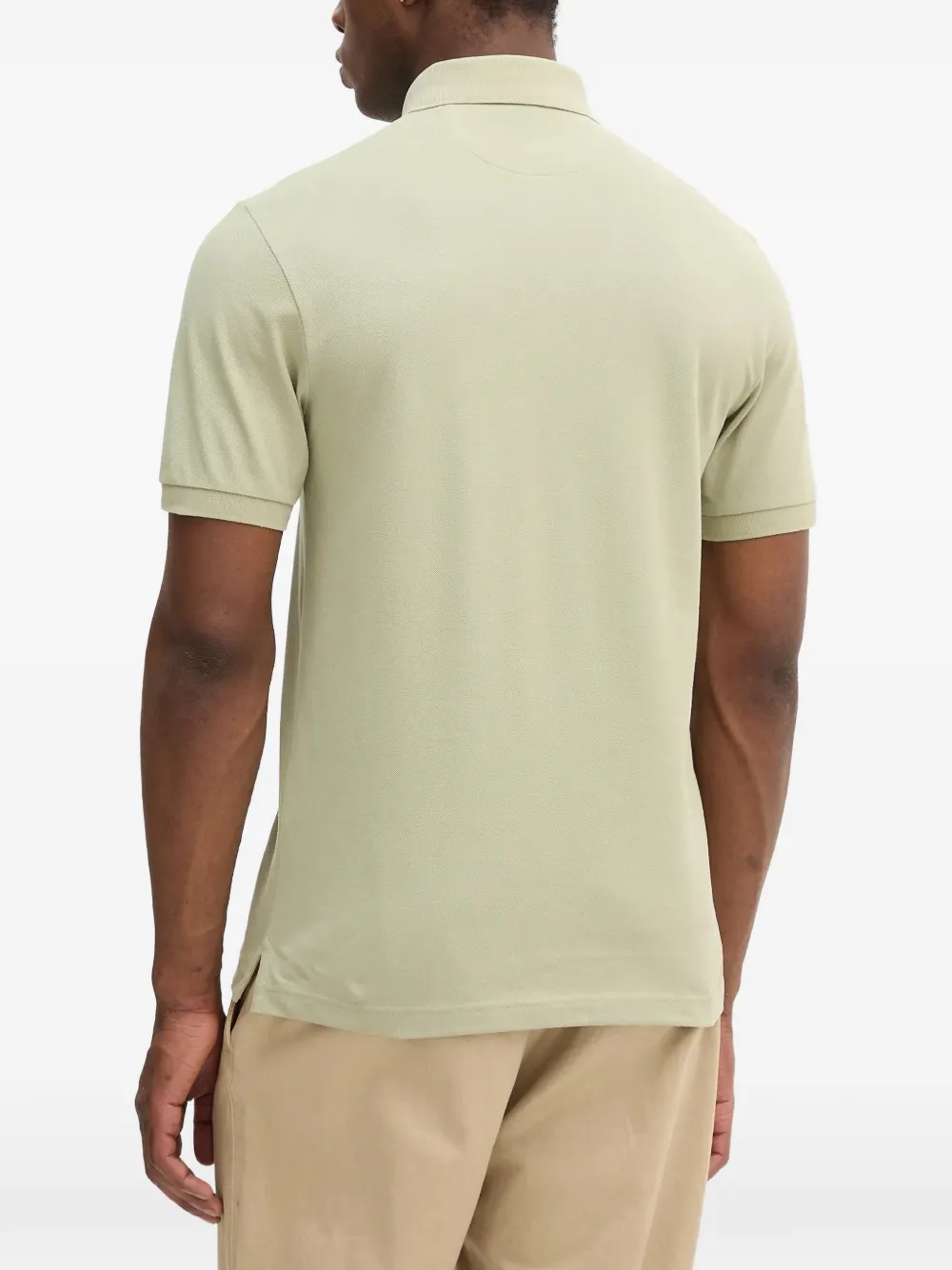 Hackett London Piqué poloshirt Groen
