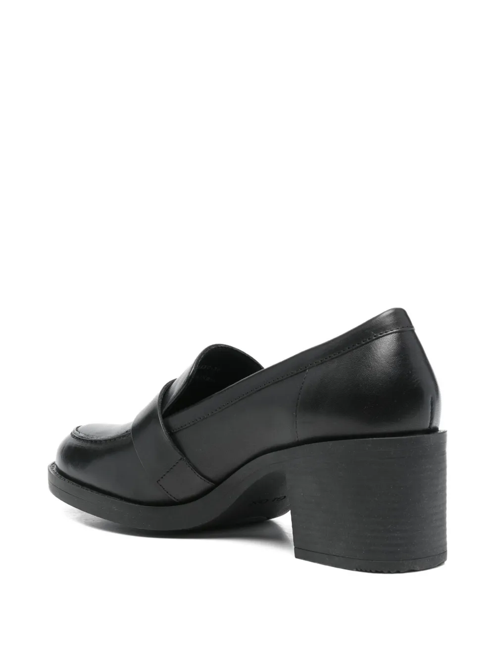 Geox Buckle-strap Loafers In Black