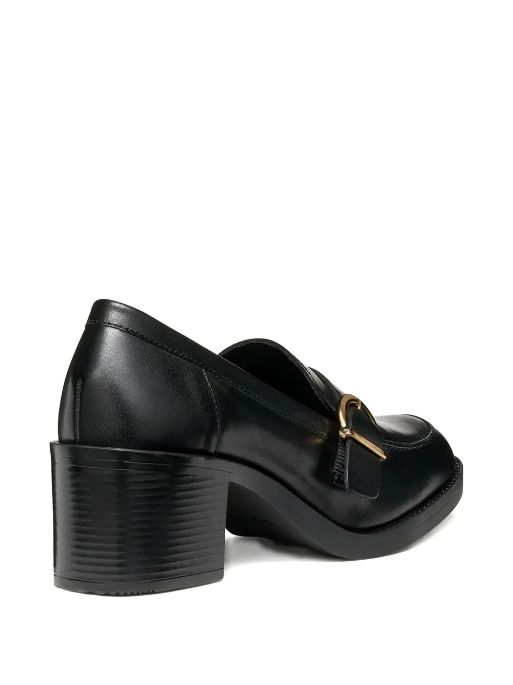 Geox Loafers met gesp Zwart