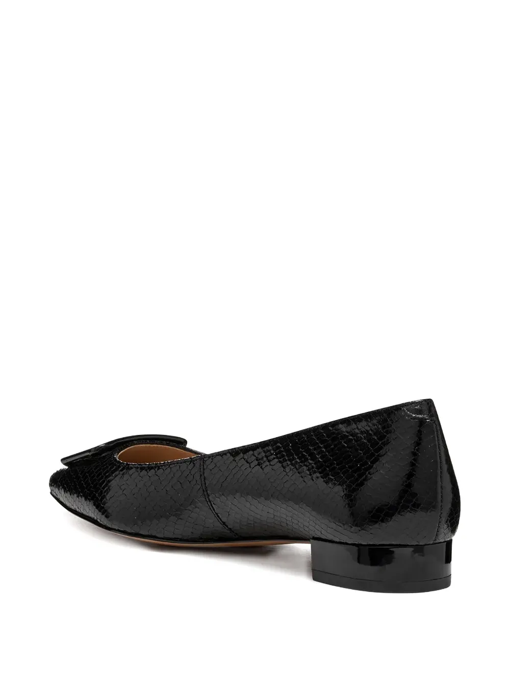 Geox Giselda Pointed-toe Ballet Flats In Black