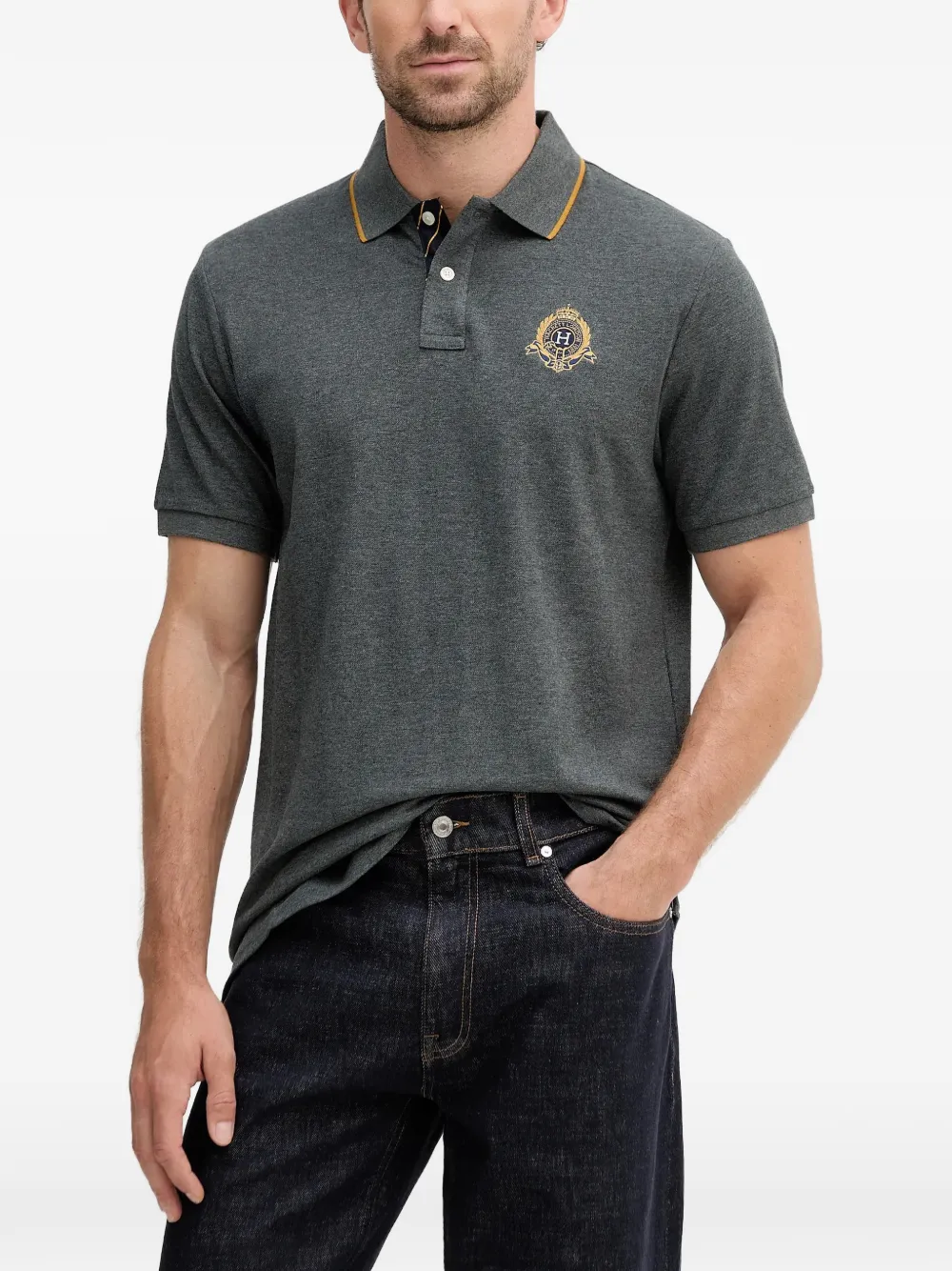 Hackett polo de algodón | gris | Image 1