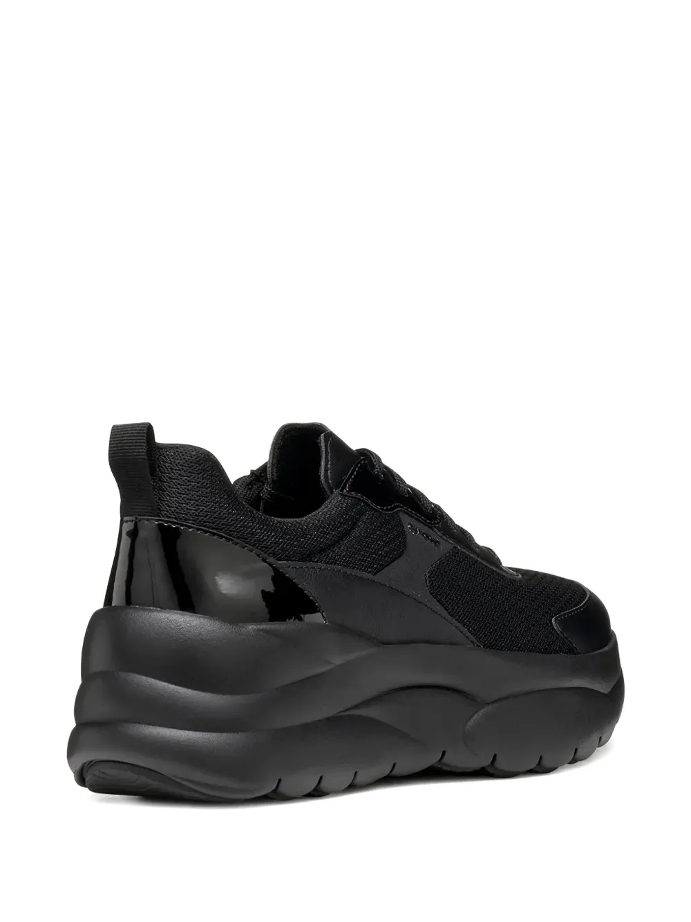 Geox Logo-detail Sneakers In Black