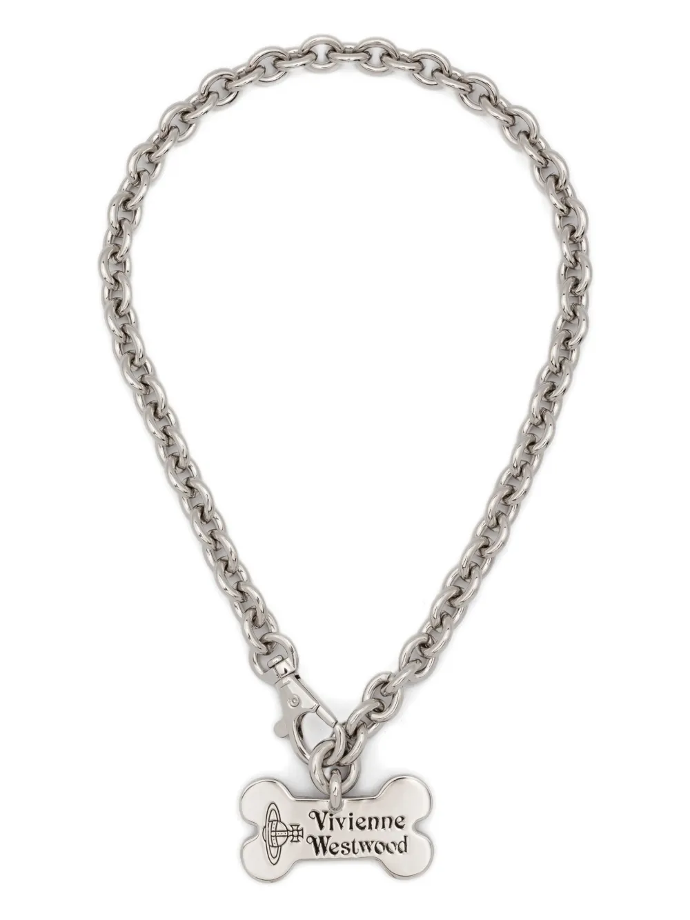 Vivienne Westwood Bone pendant necklace | Silver | Image 1